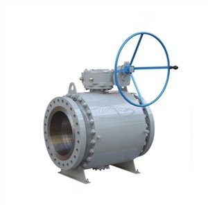 Smidd trunnion monterad kulventil